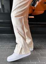 Twill Pleat Pants - Ivory