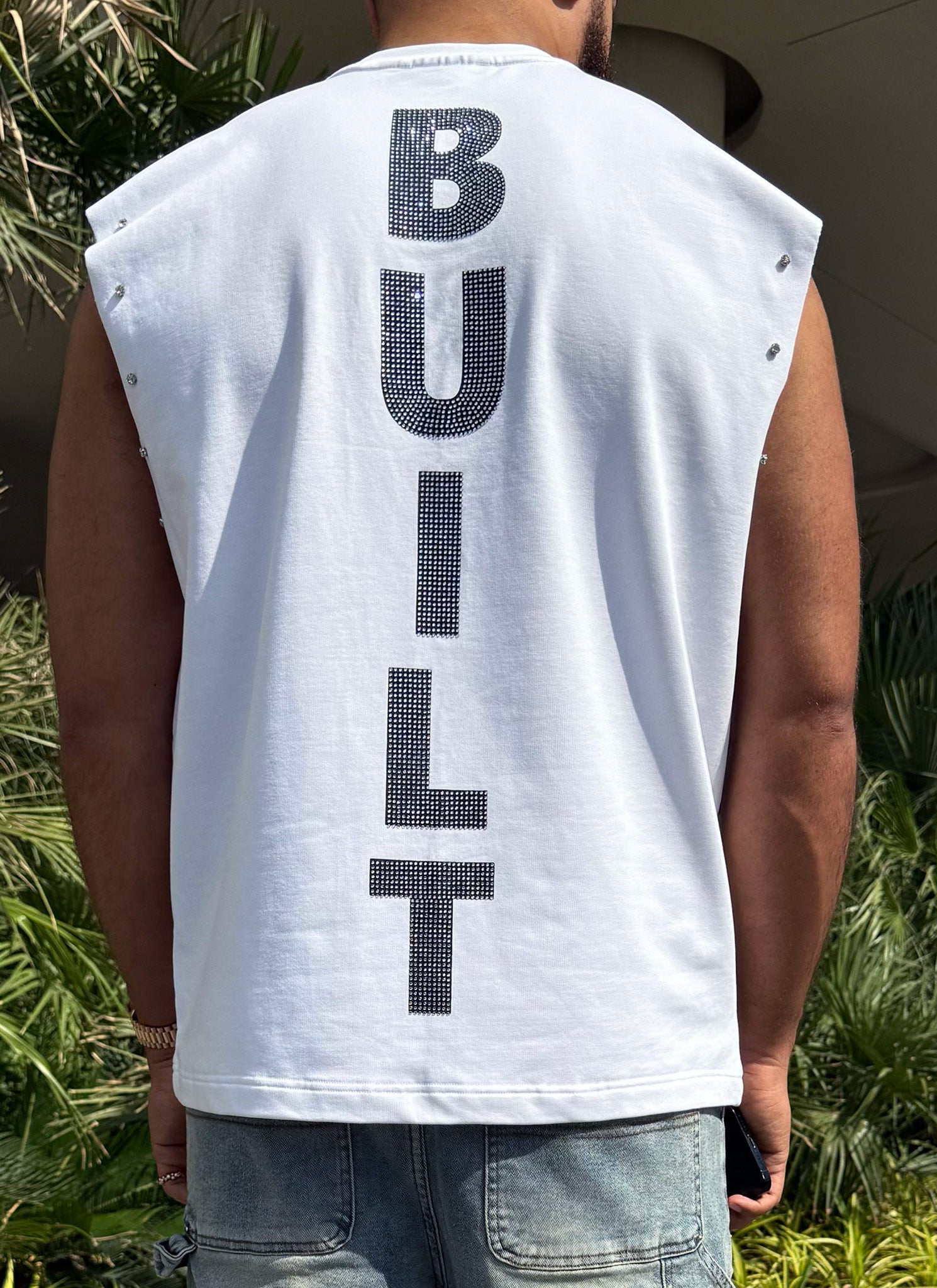 Members Built VVS Sleeveless T-Shirt - White