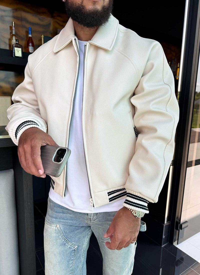 Aviator Jacket - Ivory