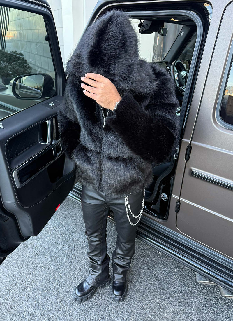 Fur Jacket - Black