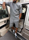 Scuba Structured Shorts - Grey