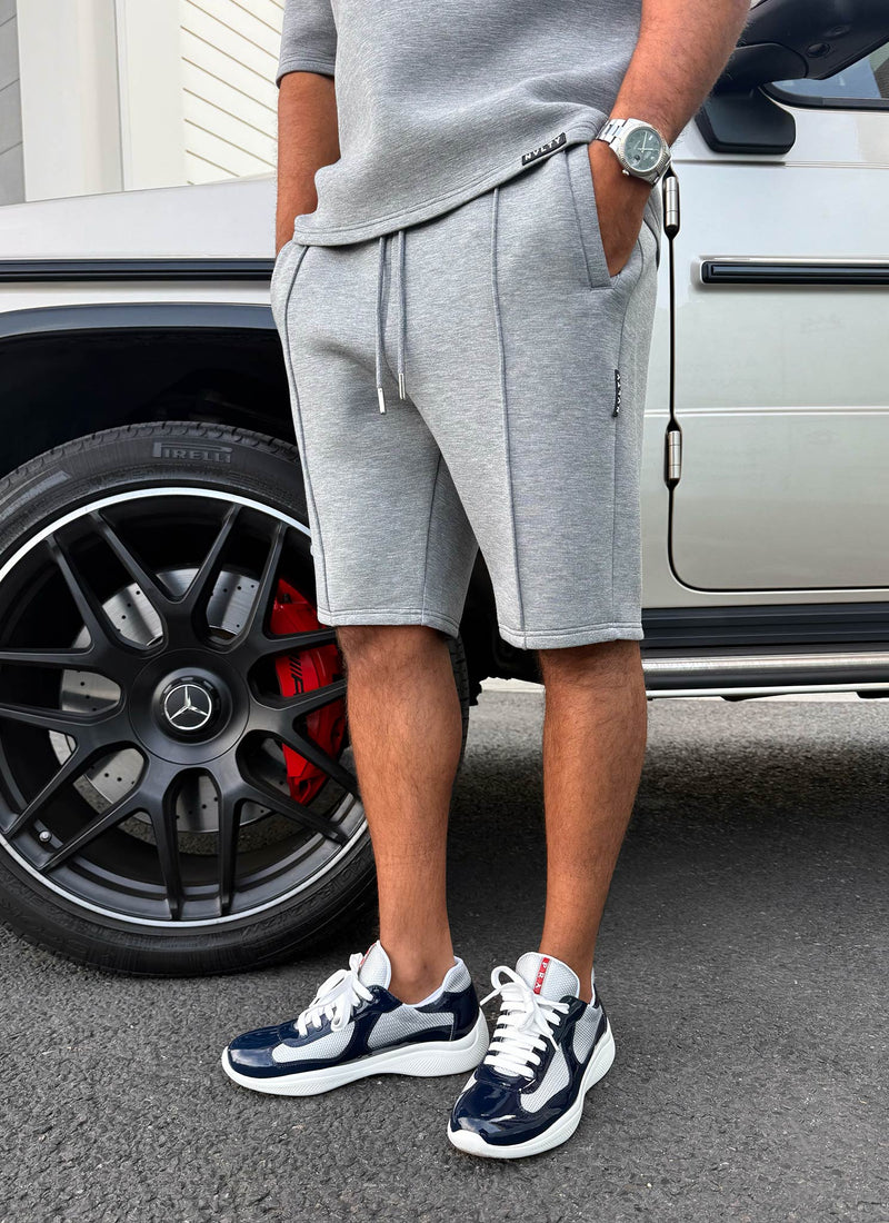 Scuba Structured Shorts - Grey