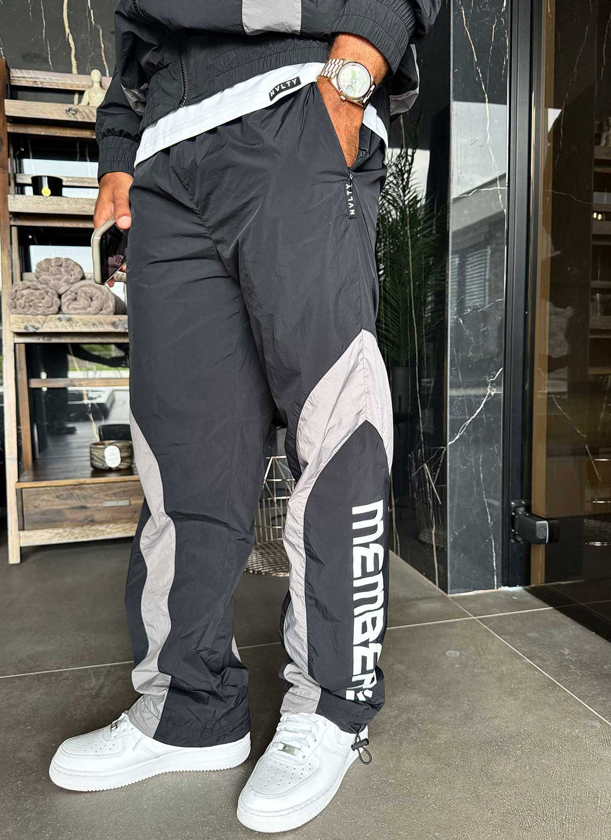 Members Track Pants - Black