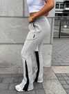 Vintage Flare Paint Joggers - Grey
