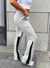 Vintage Flare Paint Joggers - Grey