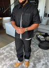 Structured Selvedge Jeans - Black