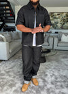 Structured Selvedge Jeans - Black