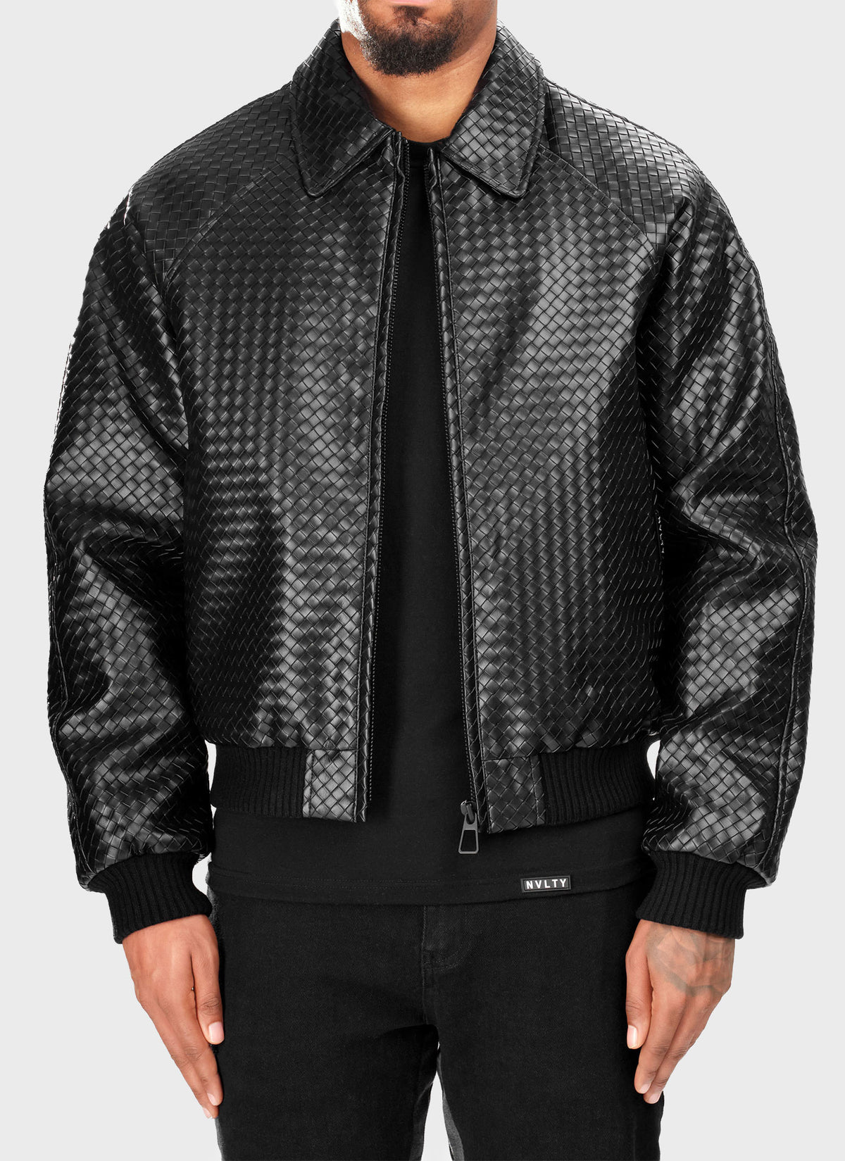 Interlock Aviator Jacket - Black
