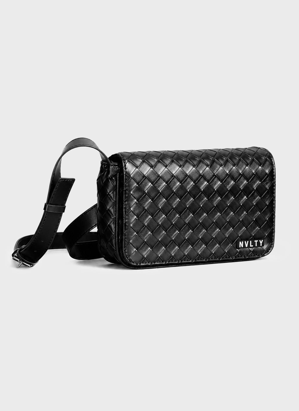 Interlock Crossbody Bag - Black