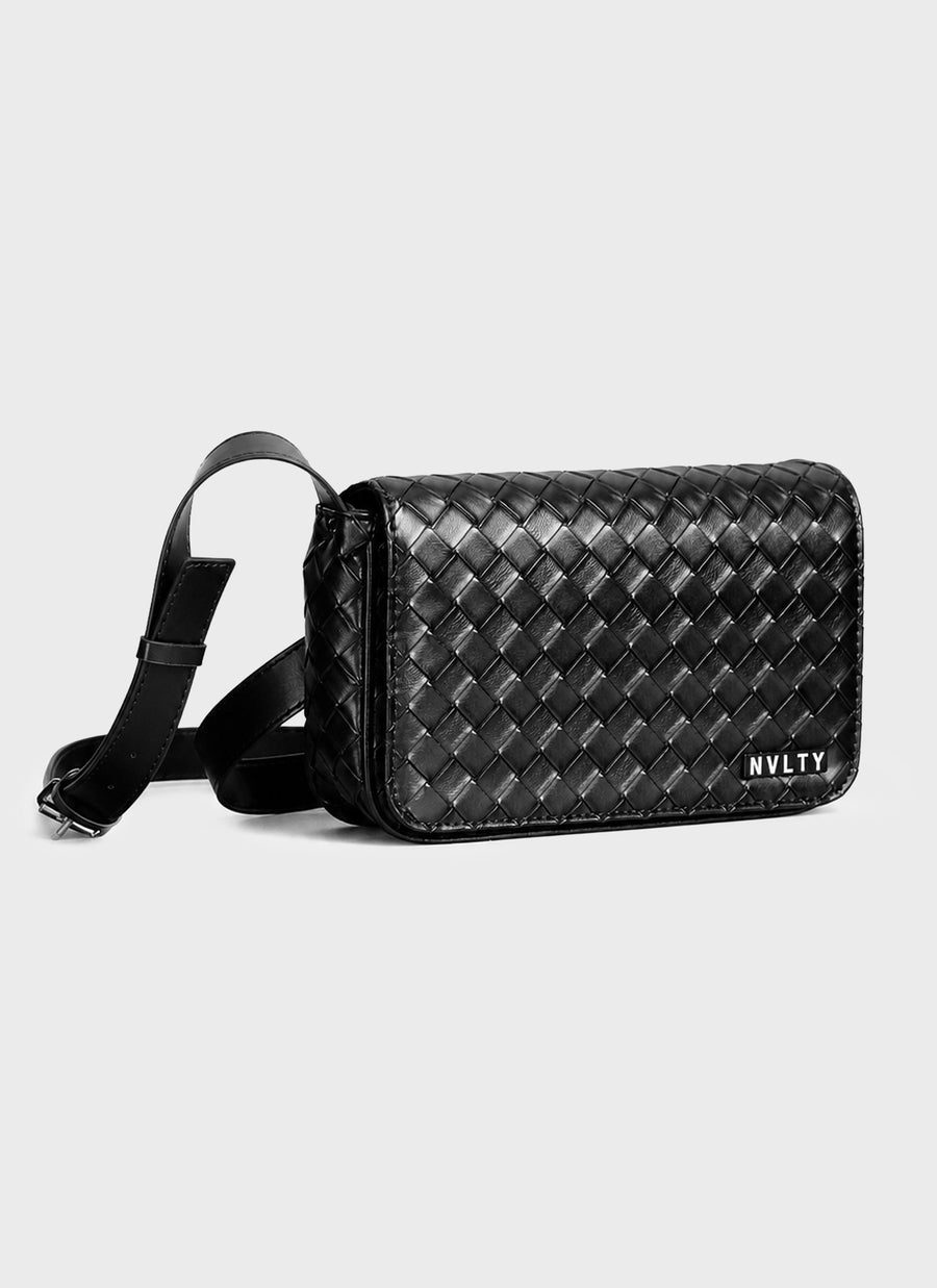 Interlock Crossbody Bag - Black