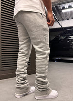 Vintage Stacked Joggers - Grey