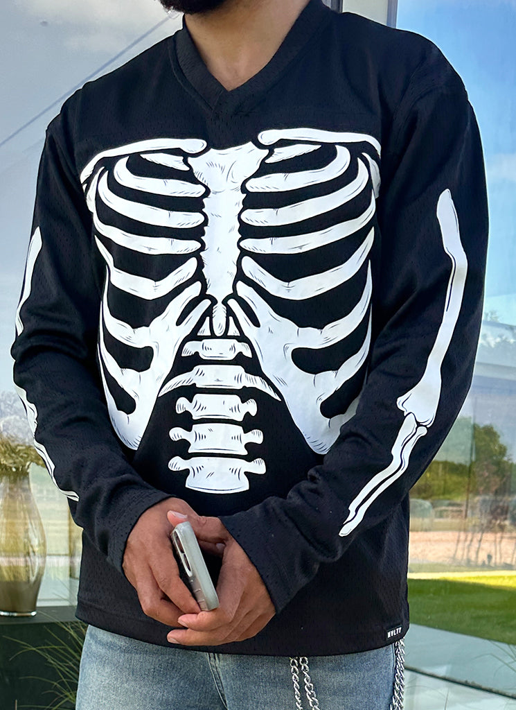 Vintage Skeleton Jersey - Black – N V L T Y