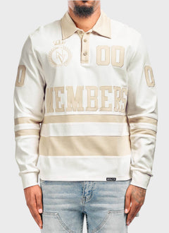 Members Royal Rugby Shirt - Ivory