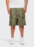 Nylon Cargo Shorts - Khaki