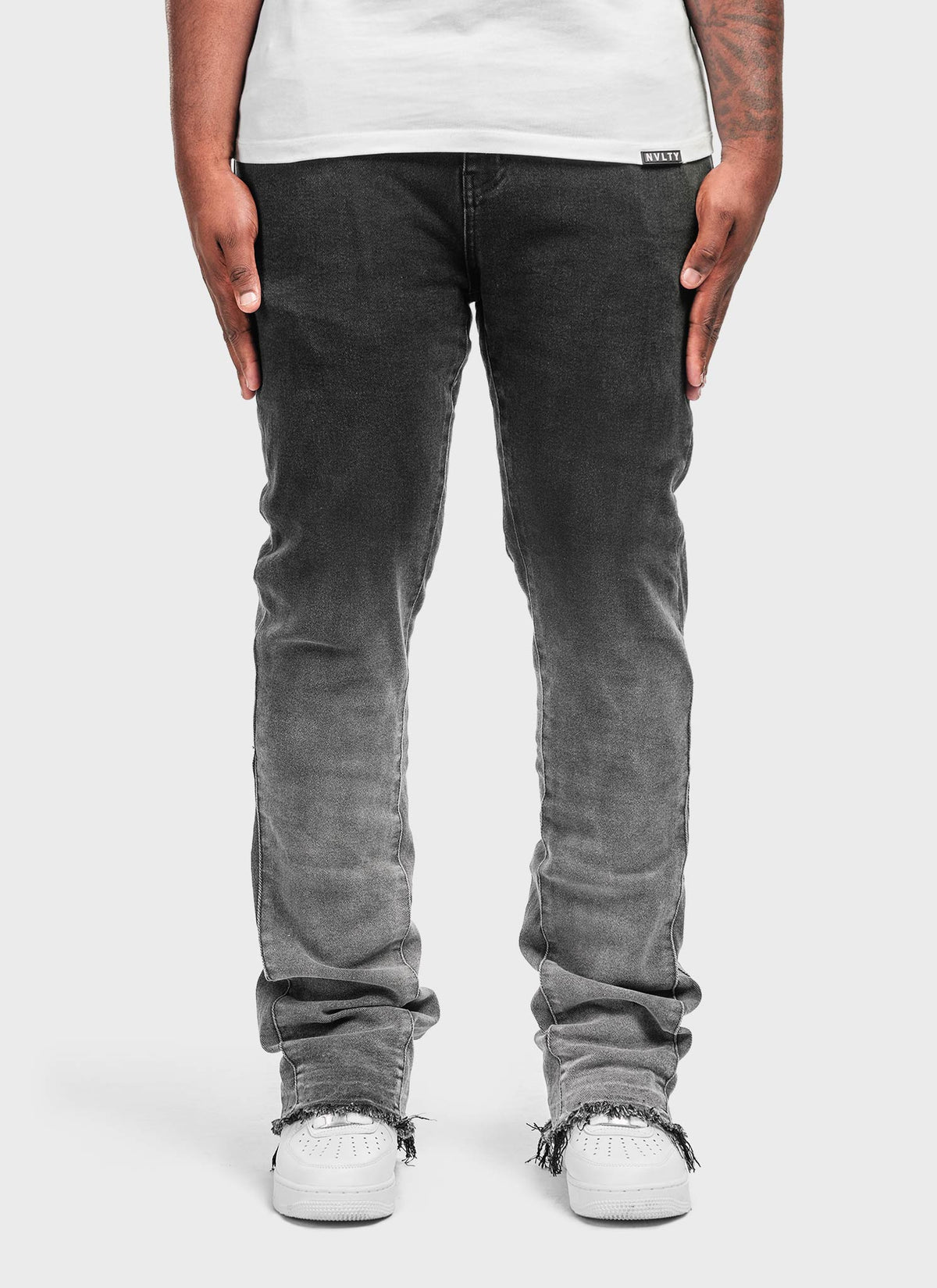 Vintage Flare Deep Fade Jeans - Black