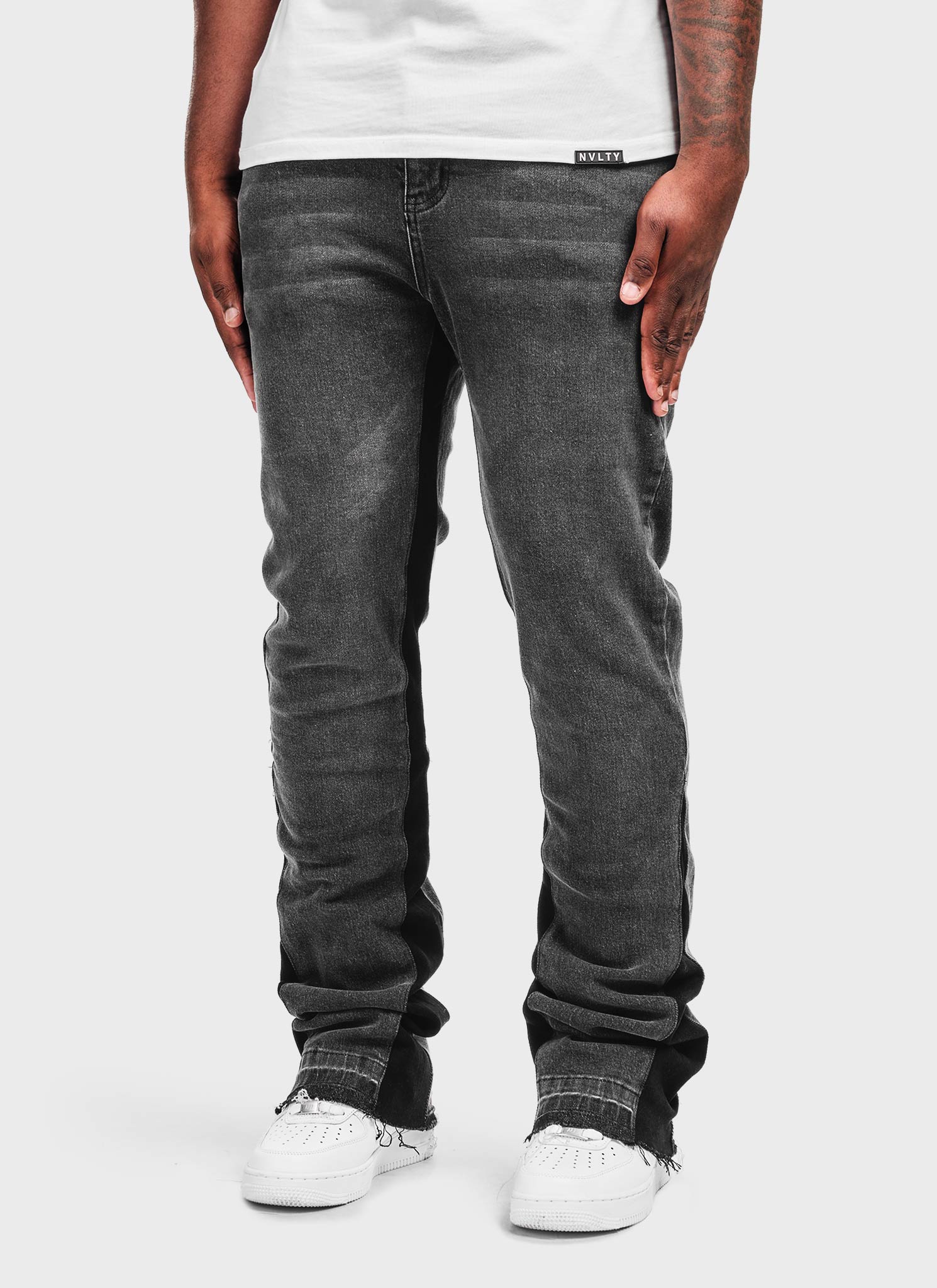 Vintage Flare Jeans - Grey