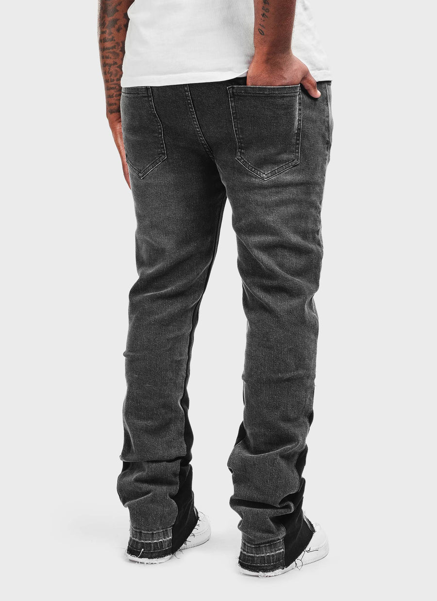 Vintage Flare Jeans - Grey
