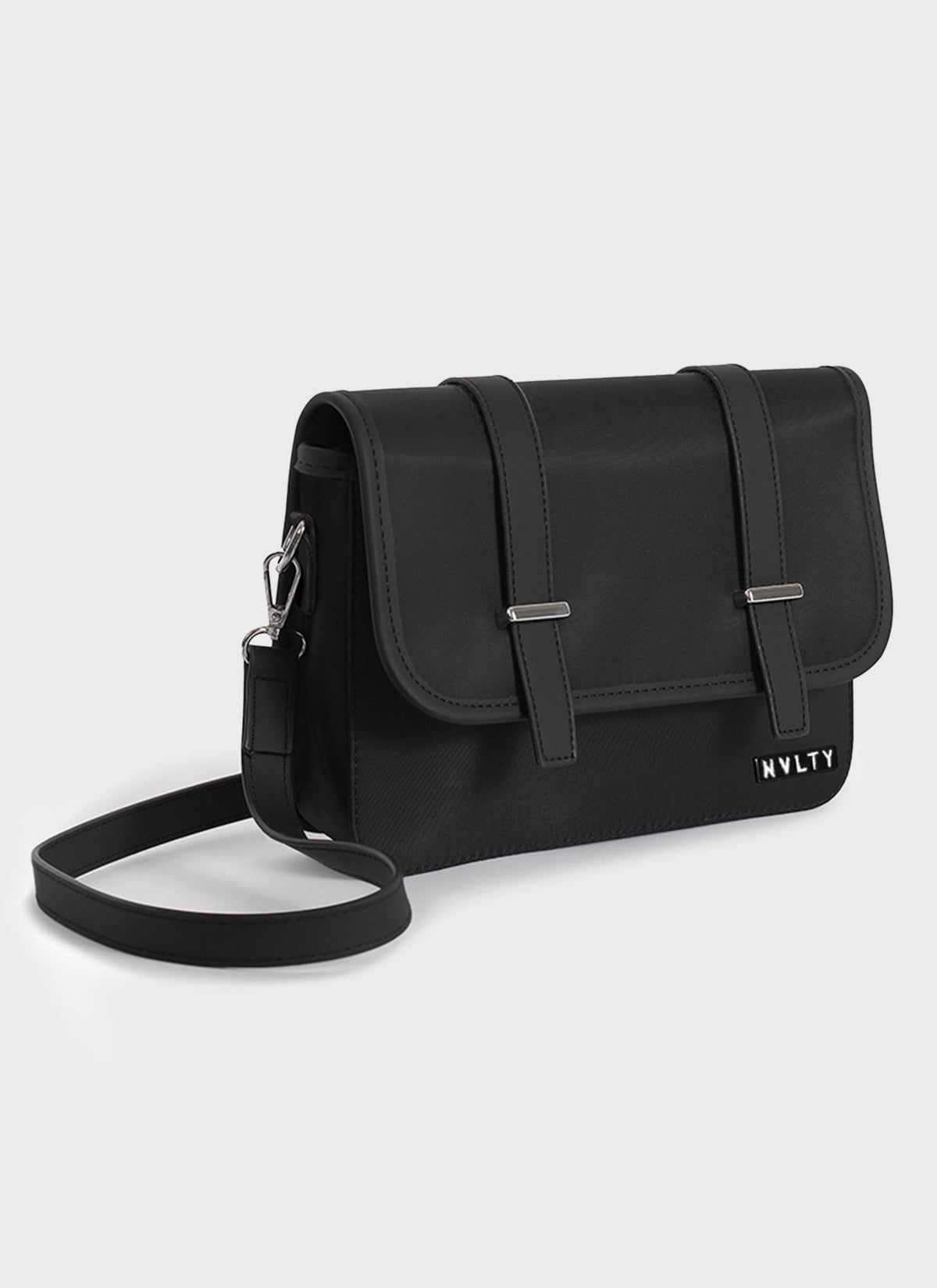 Logo Crossbody Bag - Black