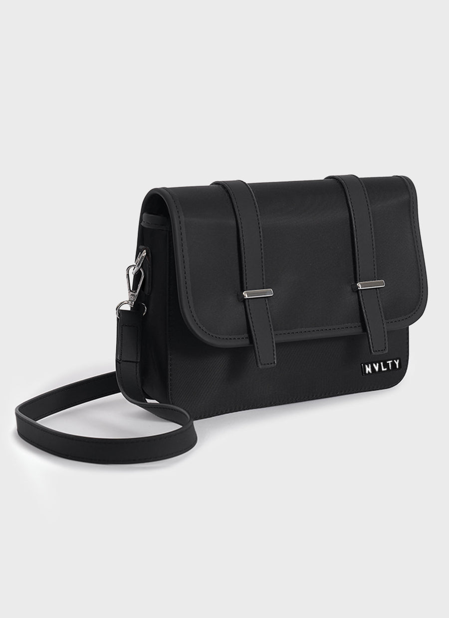 Logo Crossbody Bag - Black