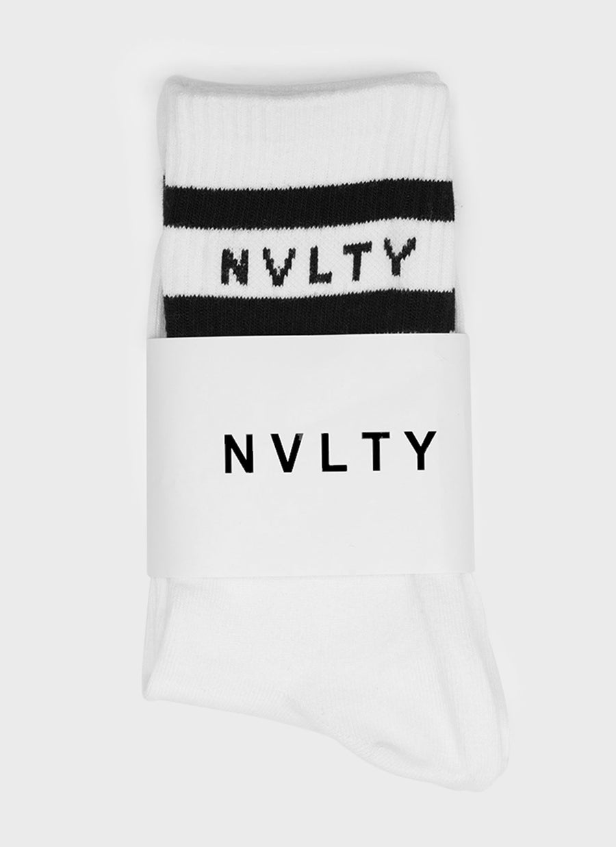 Logo Socks - White