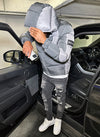 Shadow Puffer Jacket - Charcoal Grey/Light Grey