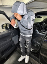 Shadow Puffer Jacket - Charcoal Grey/Light Grey