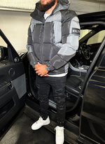 Shadow Puffer Jacket - Black/Grey