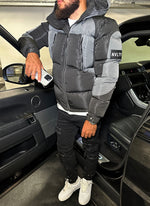 Shadow Puffer Jacket - Black/Grey