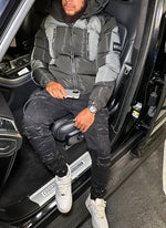 Shadow Puffer Jacket - Black/Grey