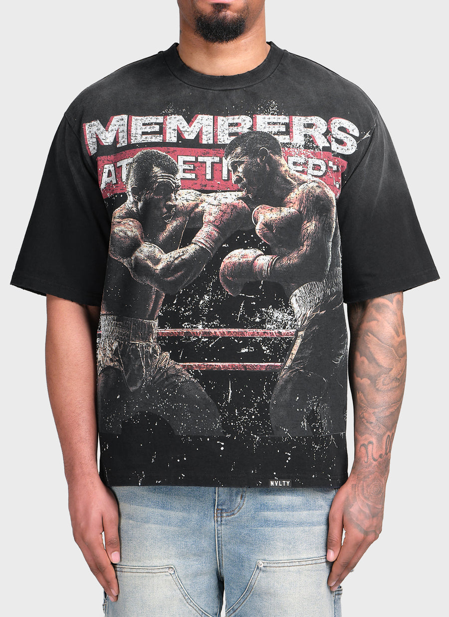 Members Athletic Dept T-Shirt - Black