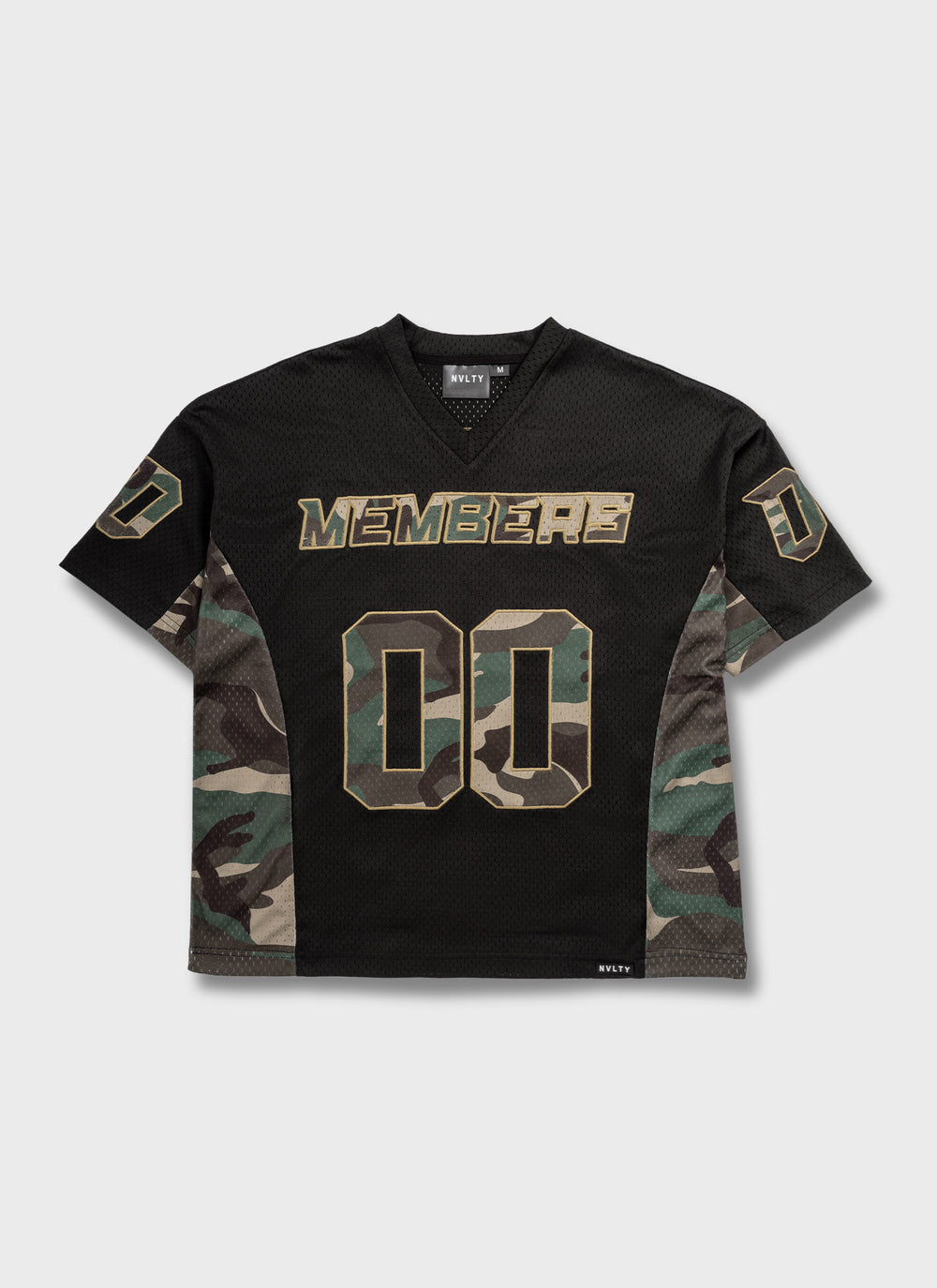 Members Camo Jersey - Black