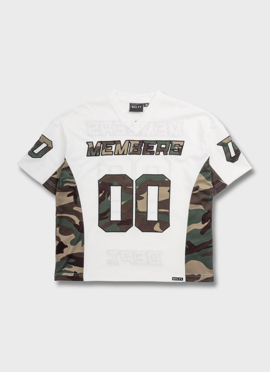 Members Camo Jersey - White
