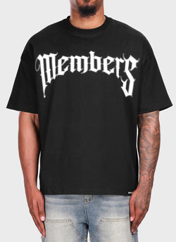 Members Arc T-Shirt - Black