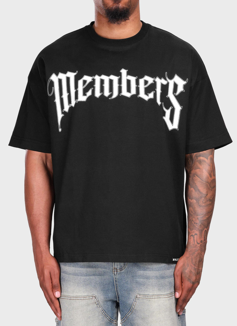 Members Arc T-Shirt - Black