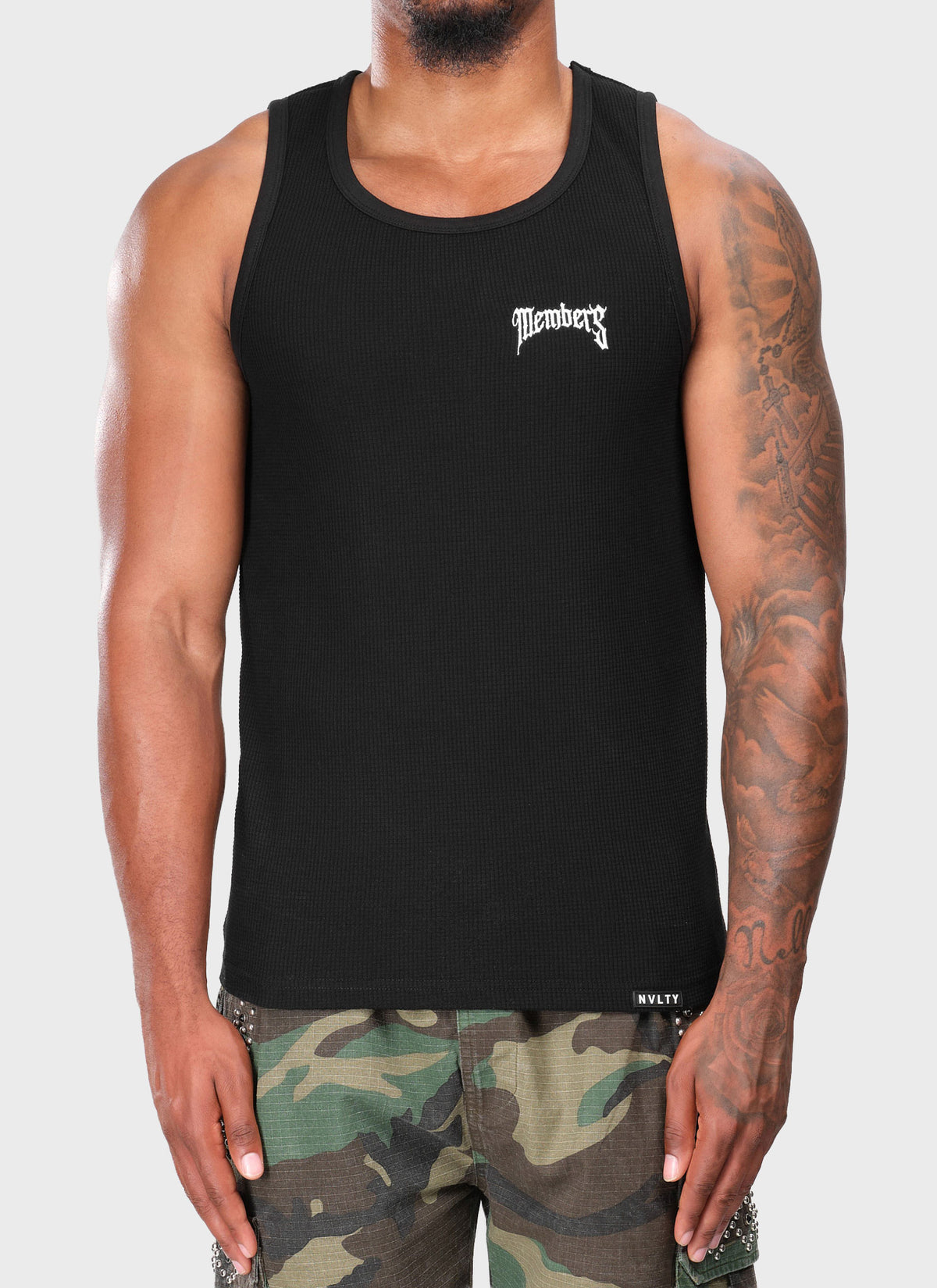 Members Arc Vest - Black