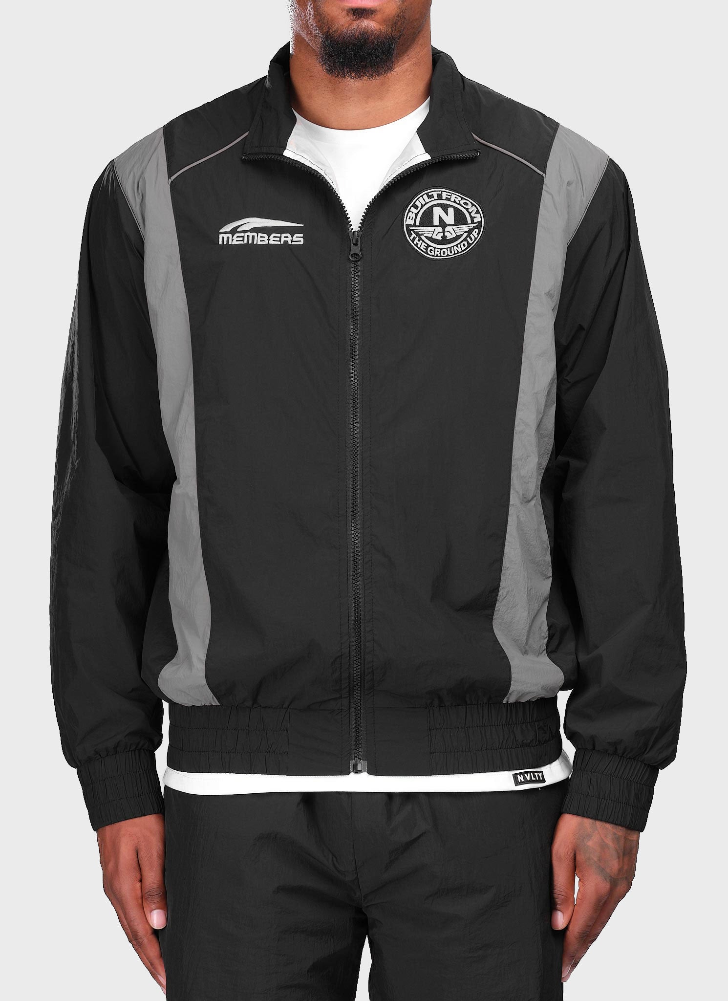 Members Track Jacket - Black
