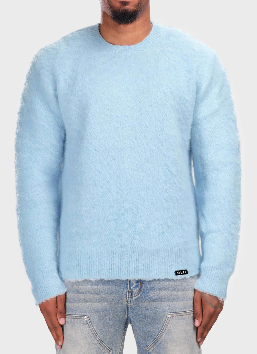 Mohair Sweater - Baby Blue