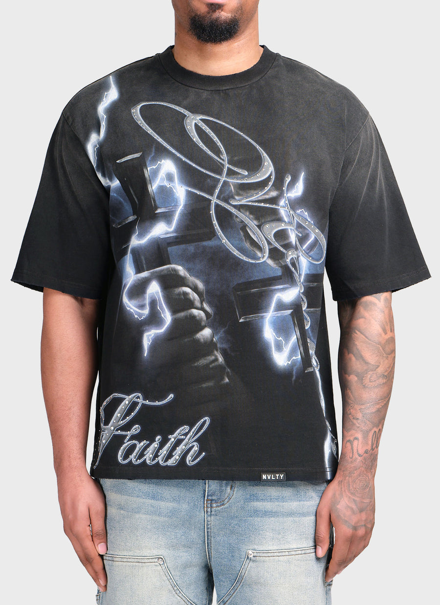 Members Faith T-Shirt - Black