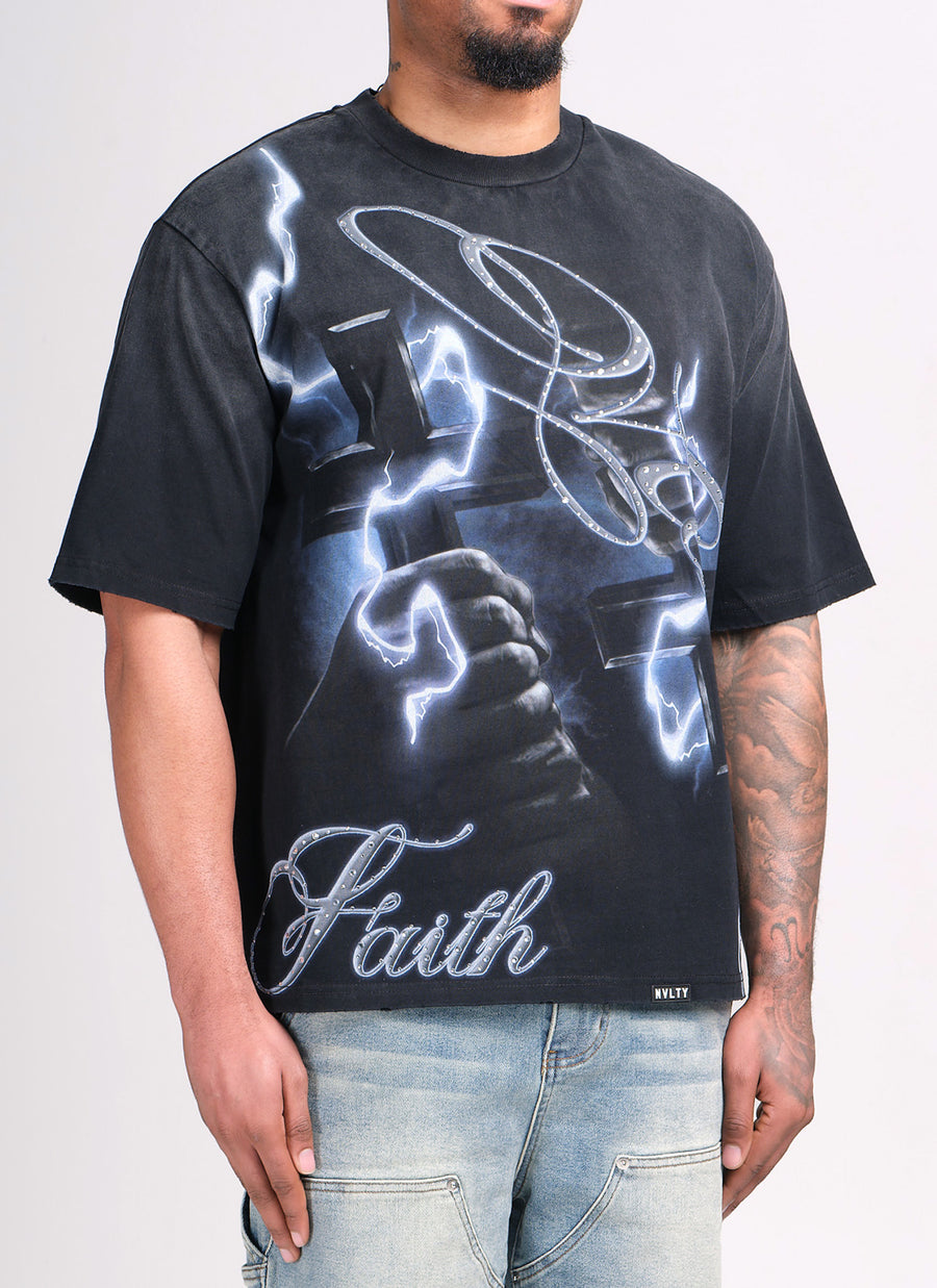 Members Faith T-Shirt - Black