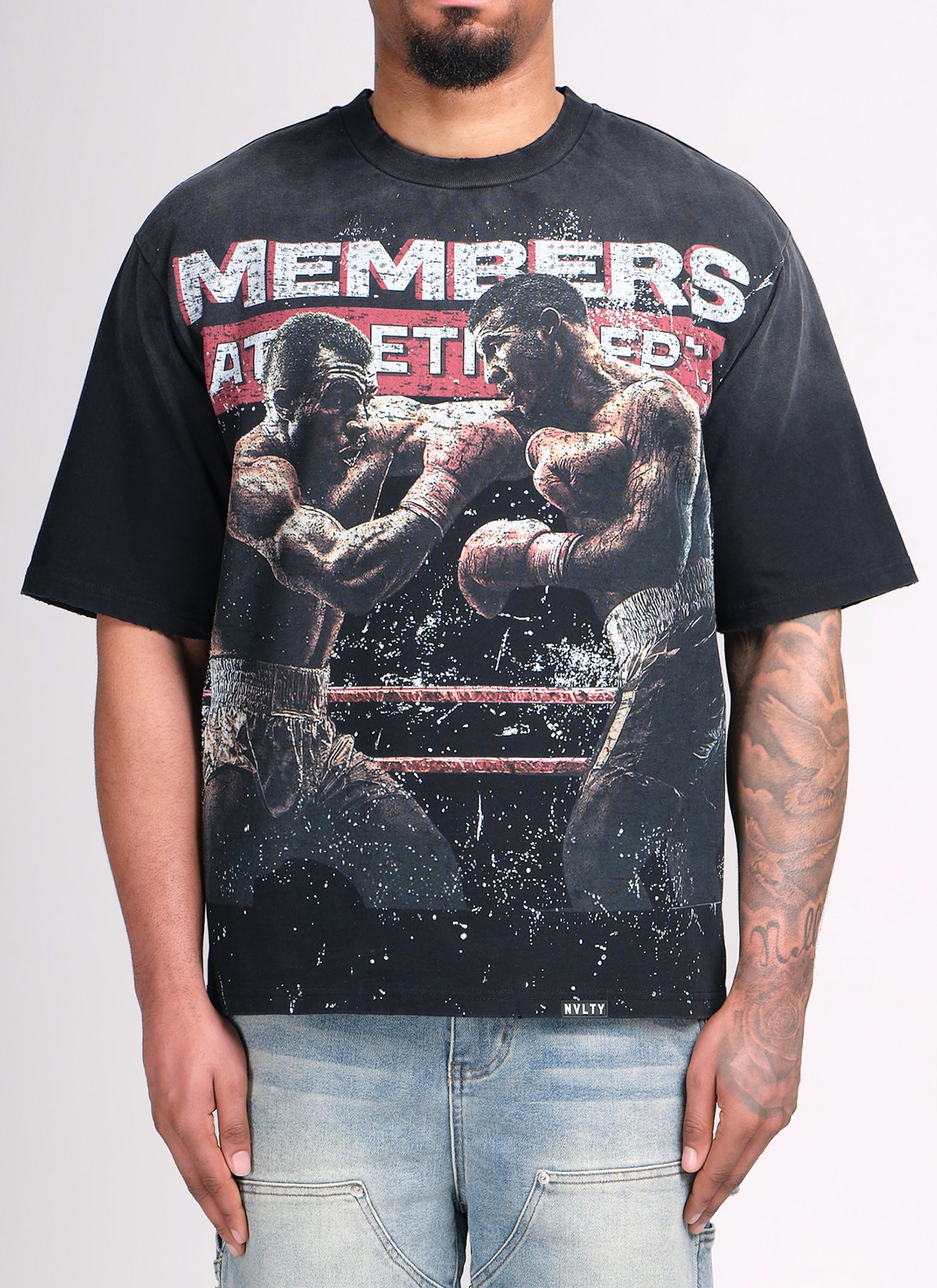 Members Athletic Dept T-Shirt - Black