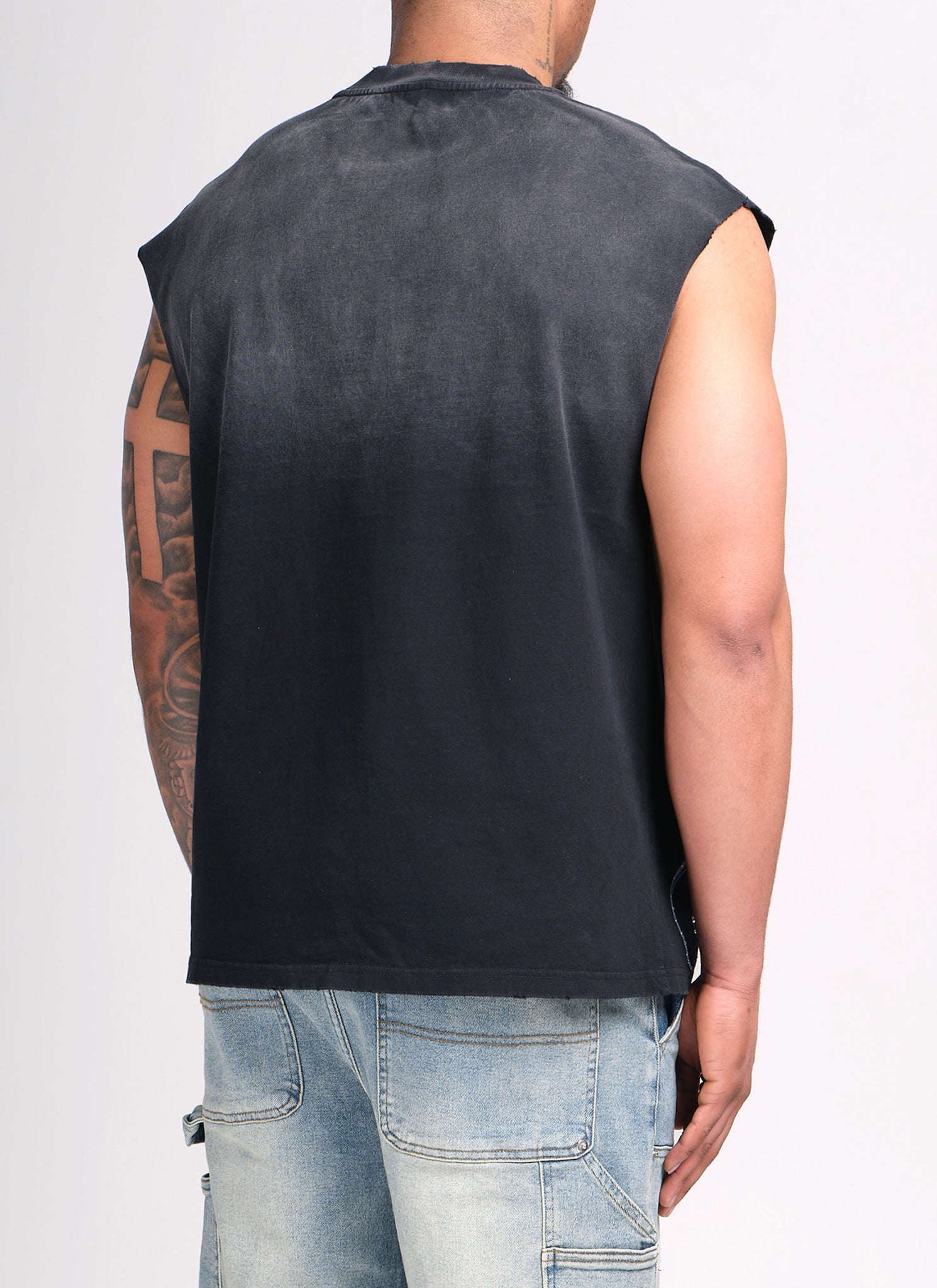 Members Faith Sleeveless T-Shirt - Black