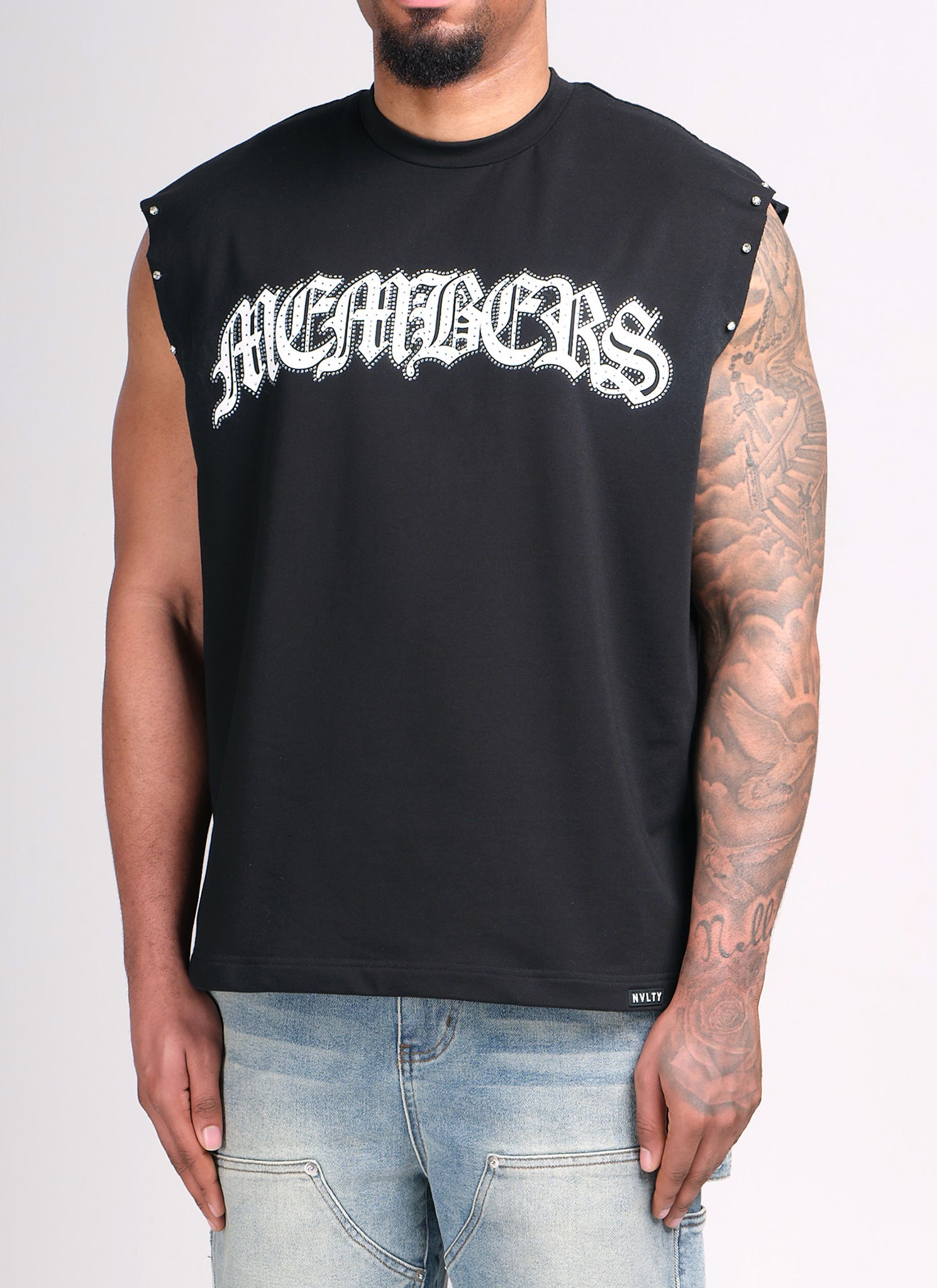 Members Built VVS Sleeveless T-Shirt - Black