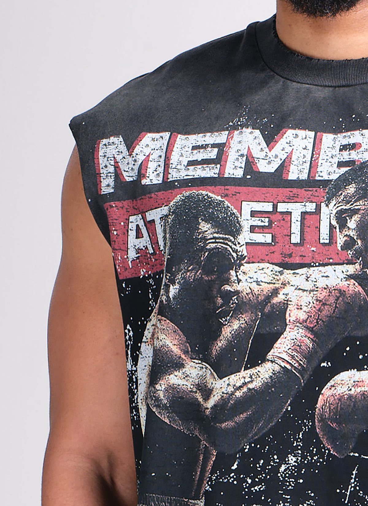 Members Athletic Dept Sleeveless T-Shirt - Black