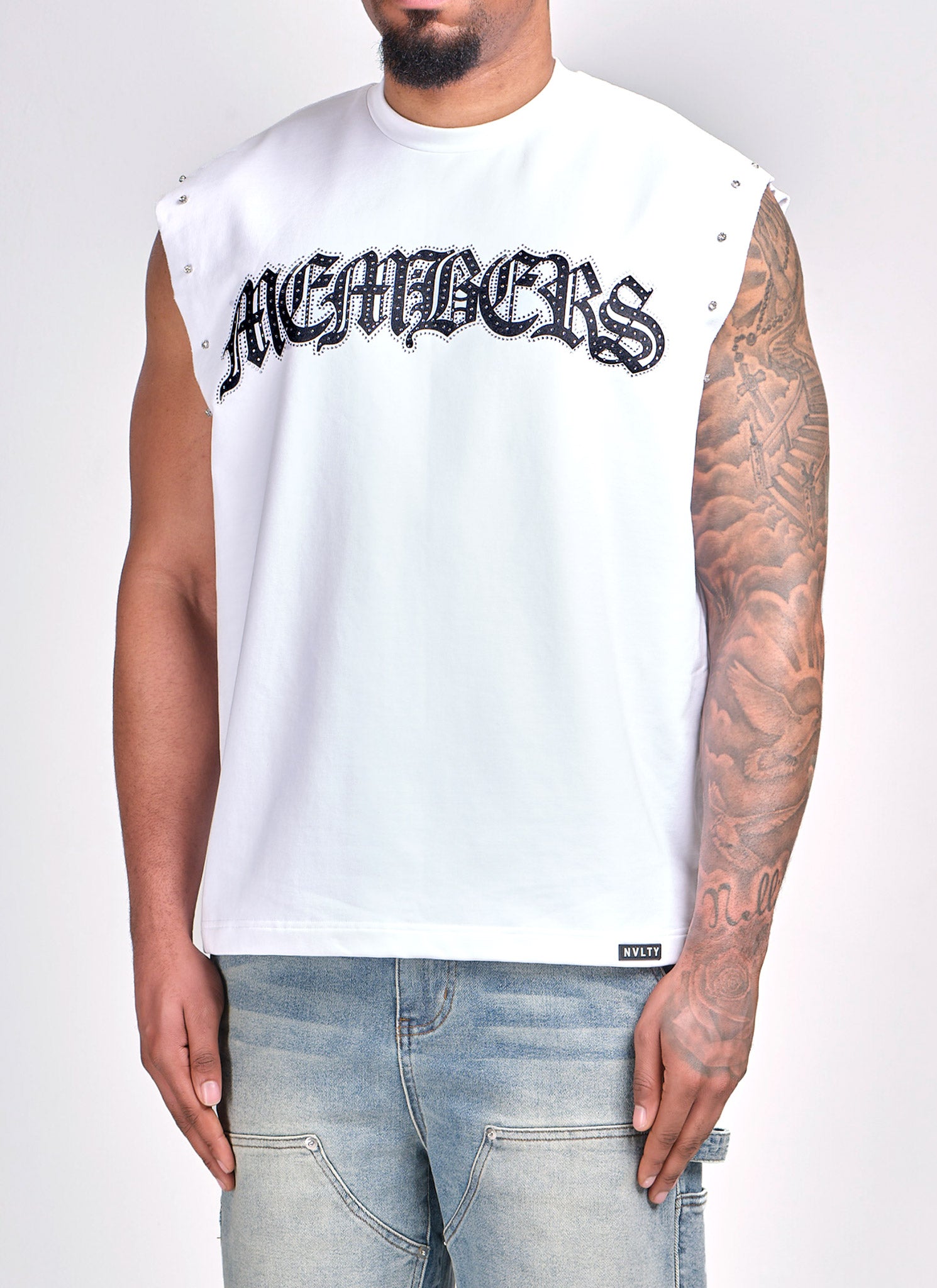 Members Built VVS Sleeveless T-Shirt - White