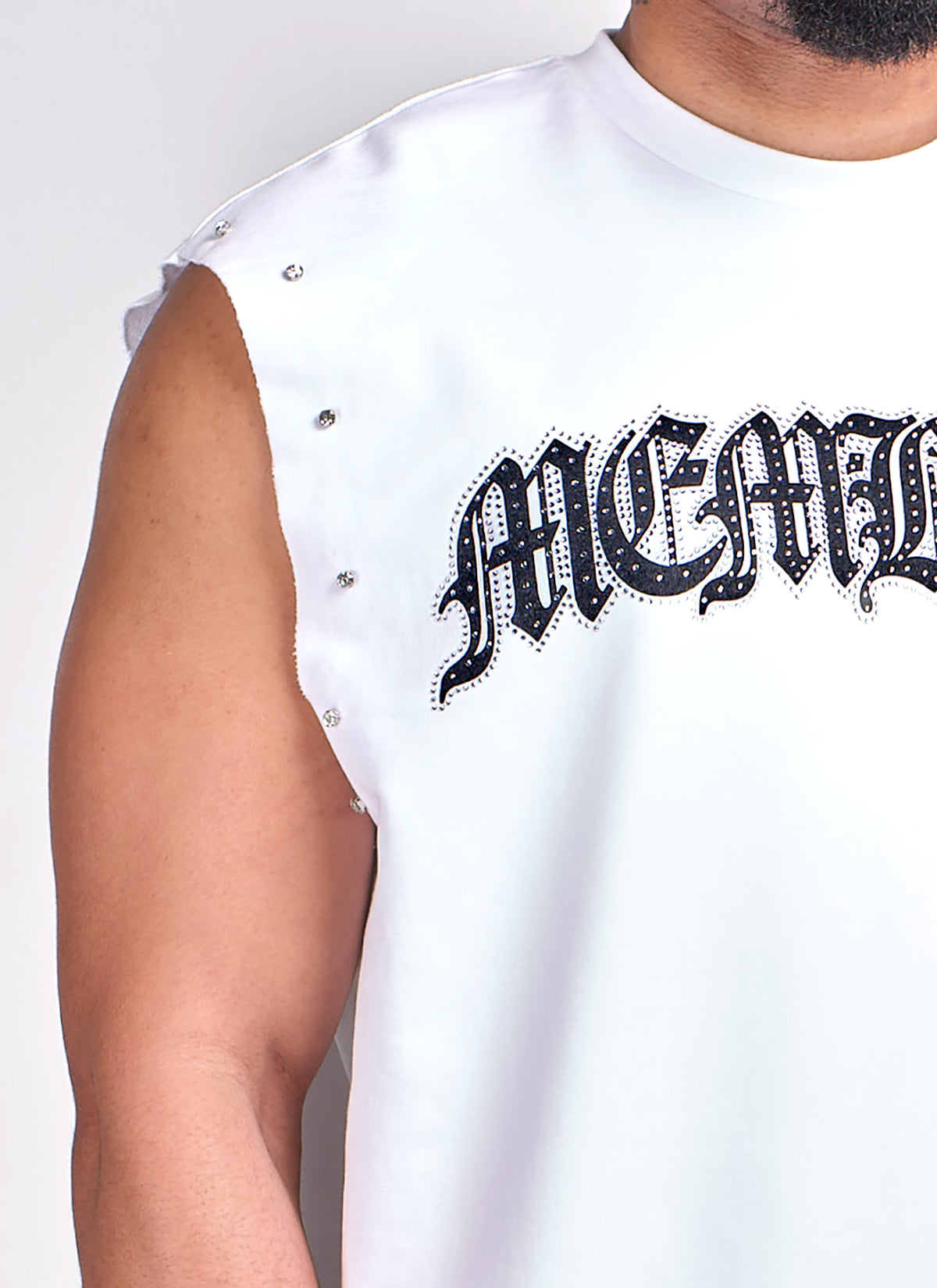 Members Built VVS Sleeveless T-Shirt - White