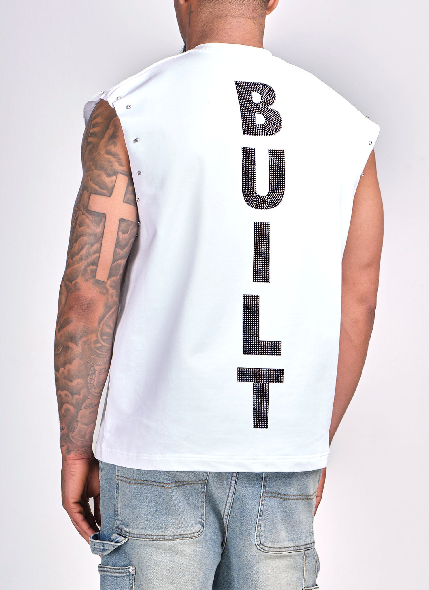 Members Built VVS Sleeveless T-Shirt - White