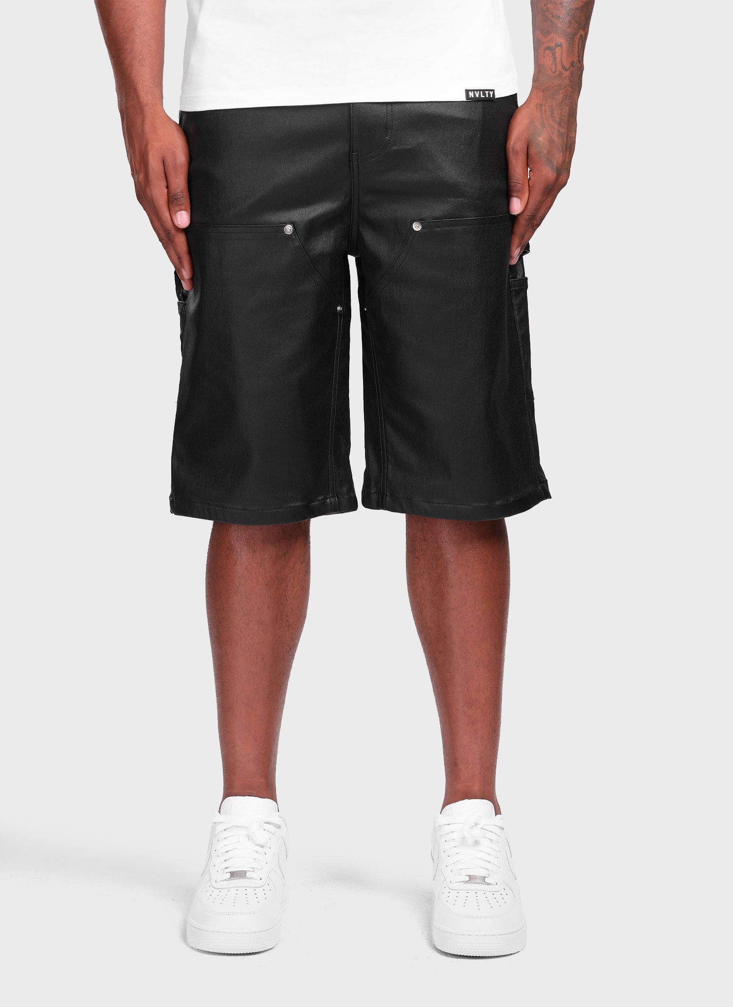 Vintage Carpenter Wax Shorts - Black