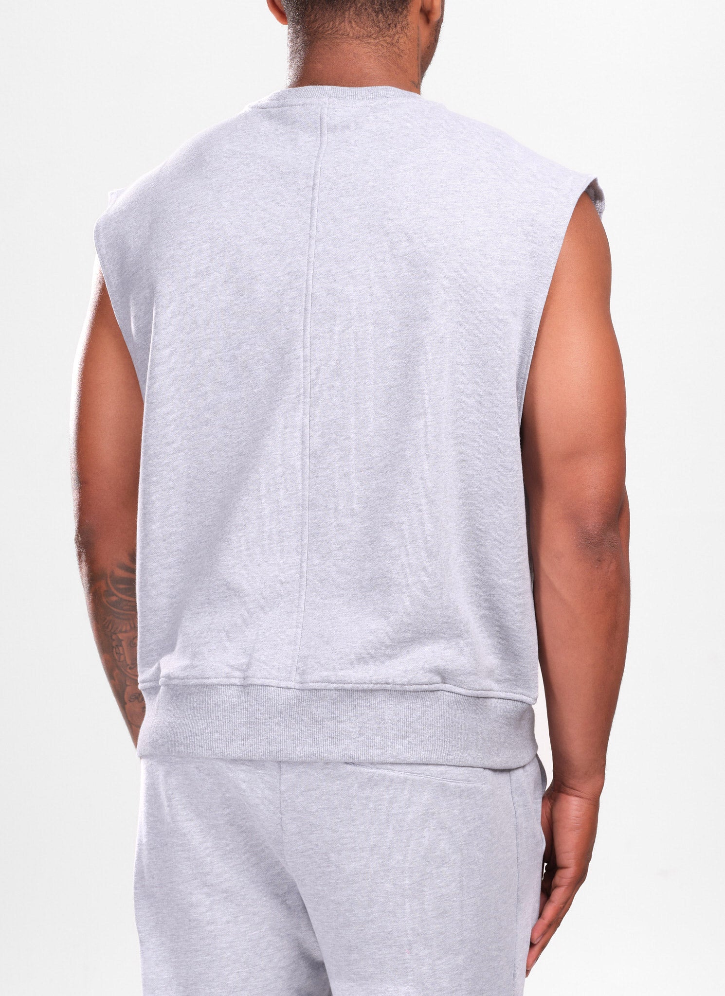 Sleeveless Sweatshirt - Grey – N V L T Y