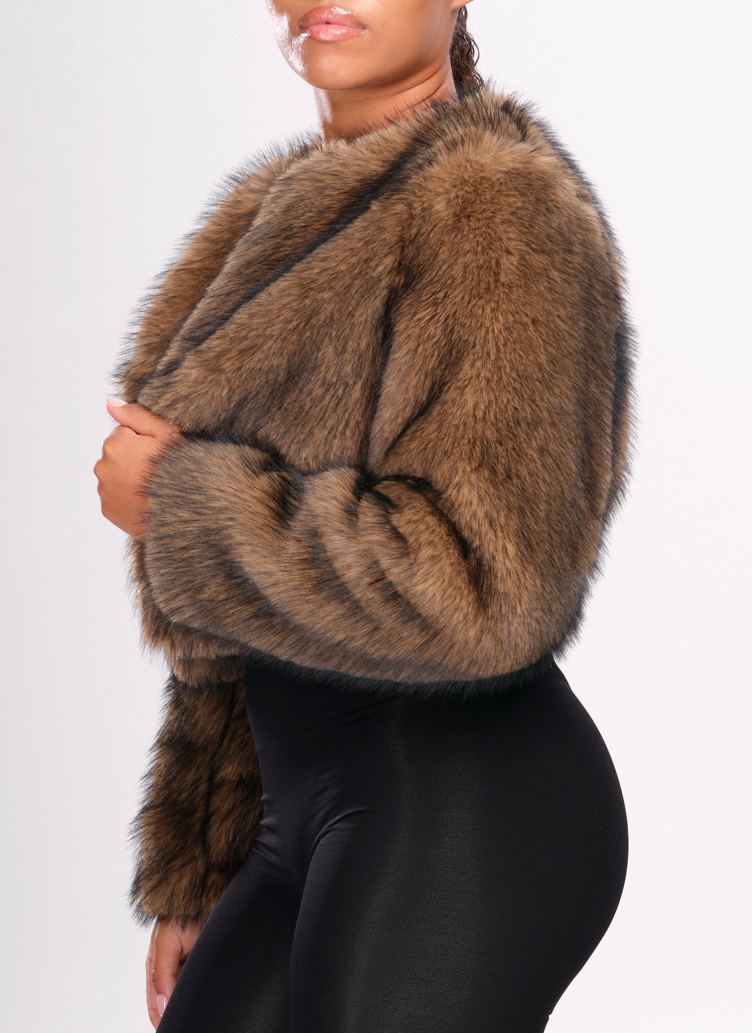 Fur Jacket - Brown