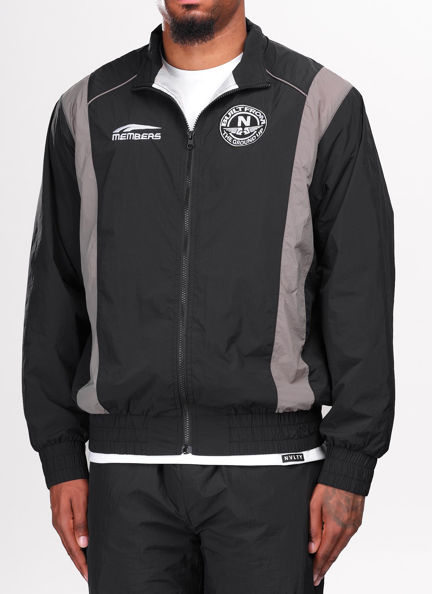 Members Track Jacket - Black – N V L T Y
